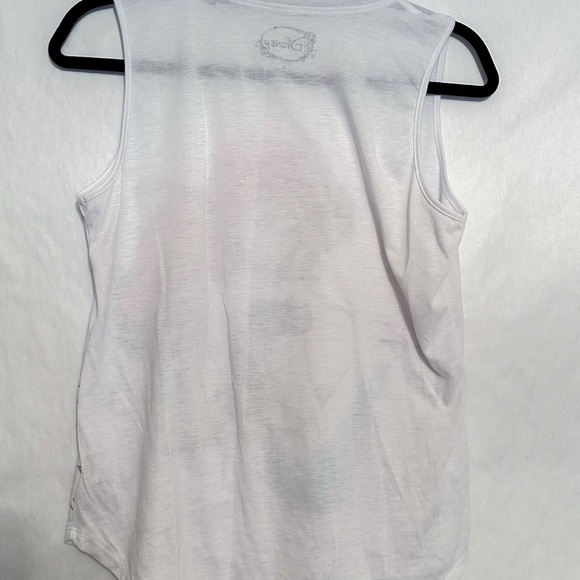 Disney The Little Mermaid White Ariel Sketch Drawn Artsy Tank Top Size Small - Picture 5 of 12